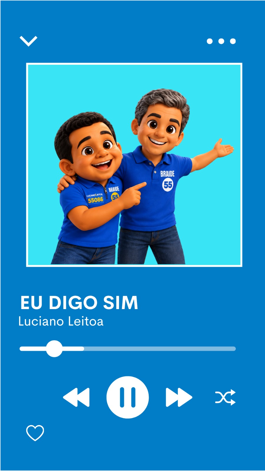 Arte da música Eu Digo Sim